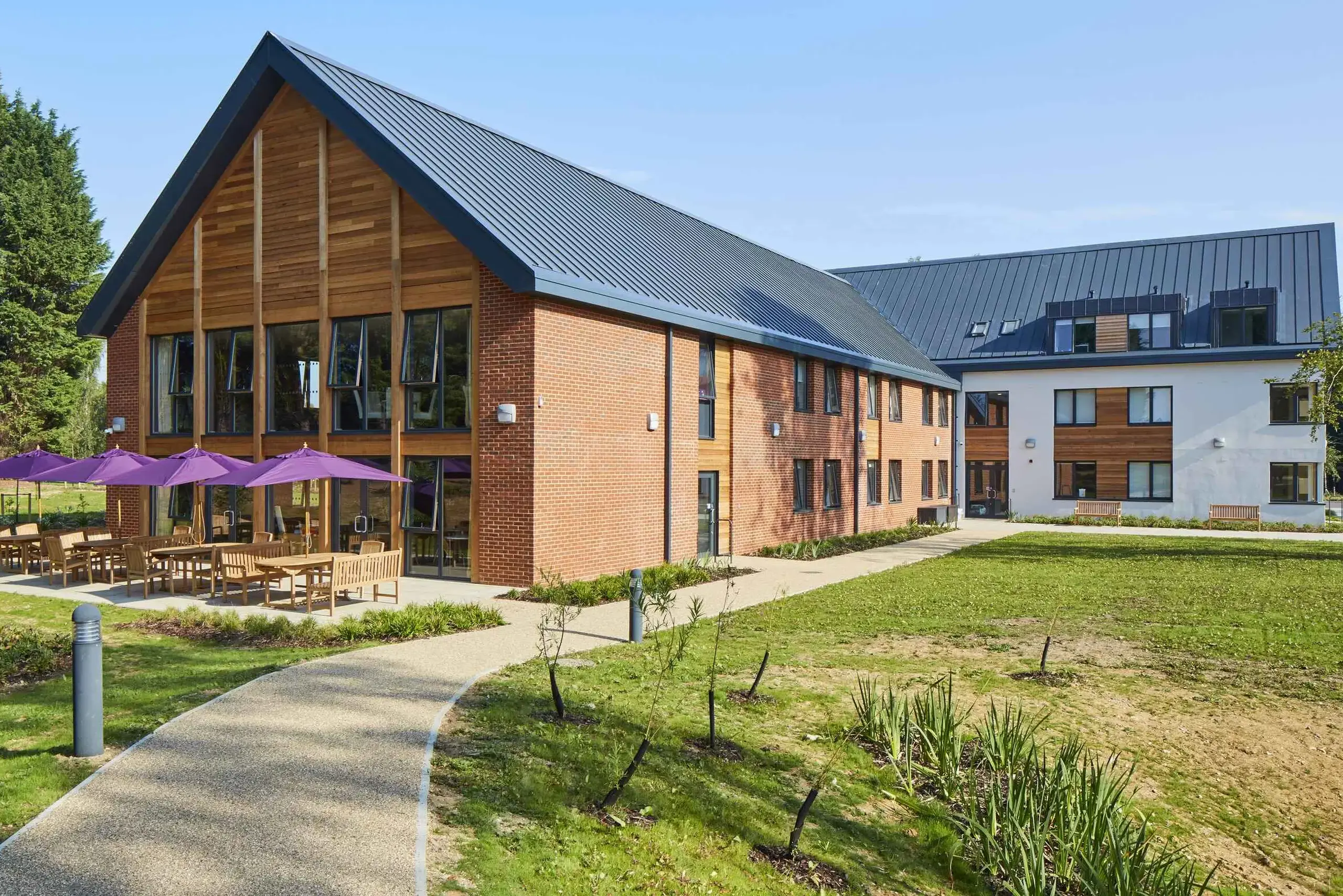 External shot of boarding house