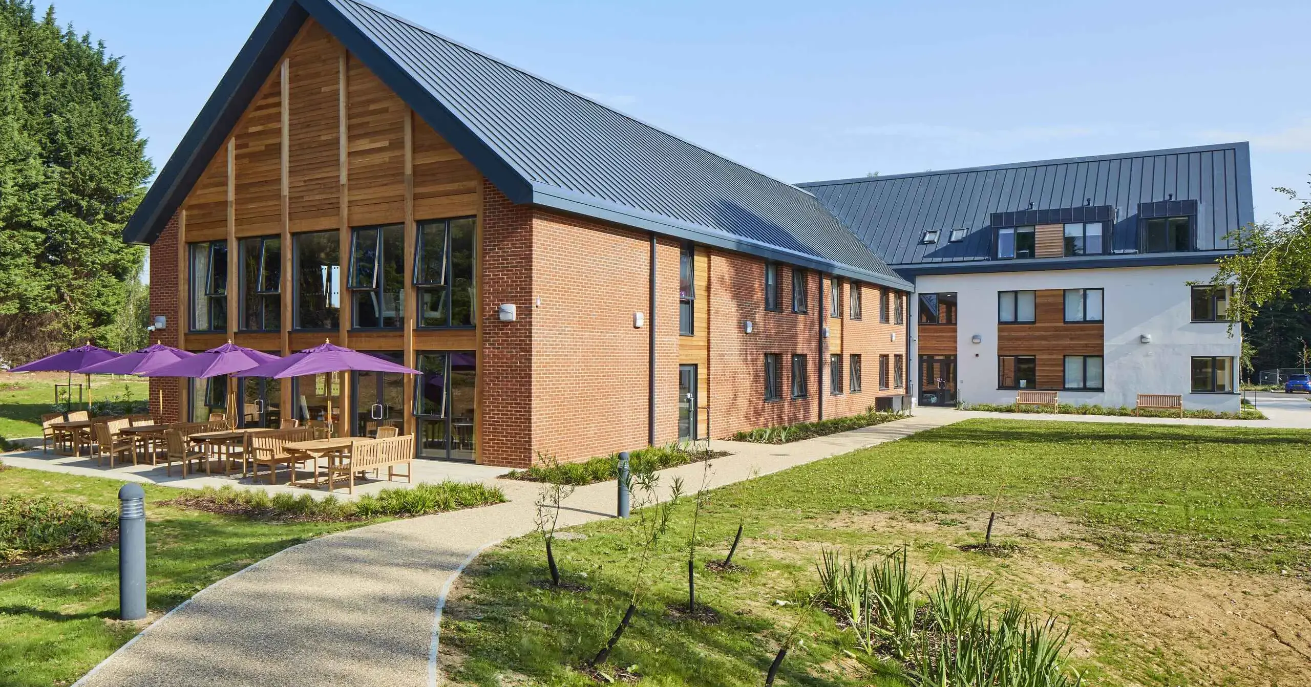 External shot of boarding house