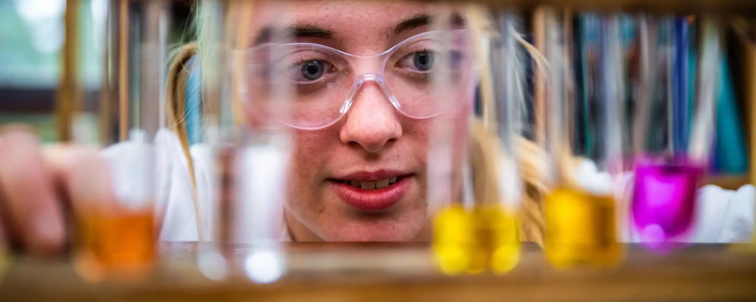 Student in Chemistry Science lesson