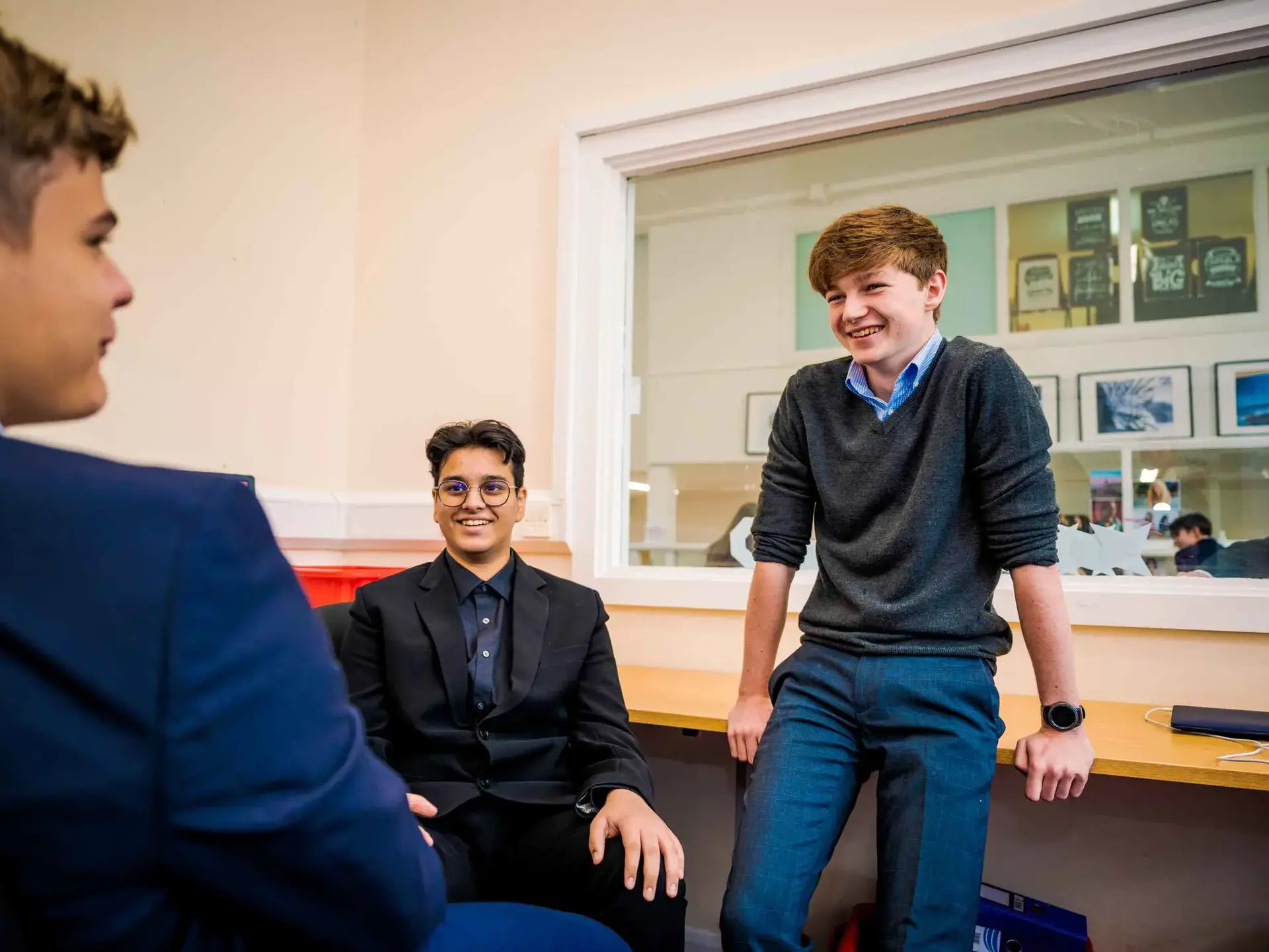 Students spending time together