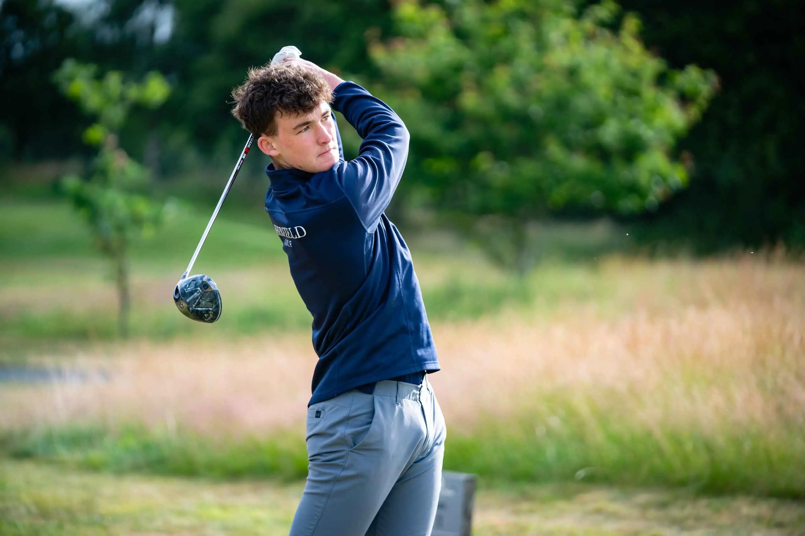 Student Playing Golf