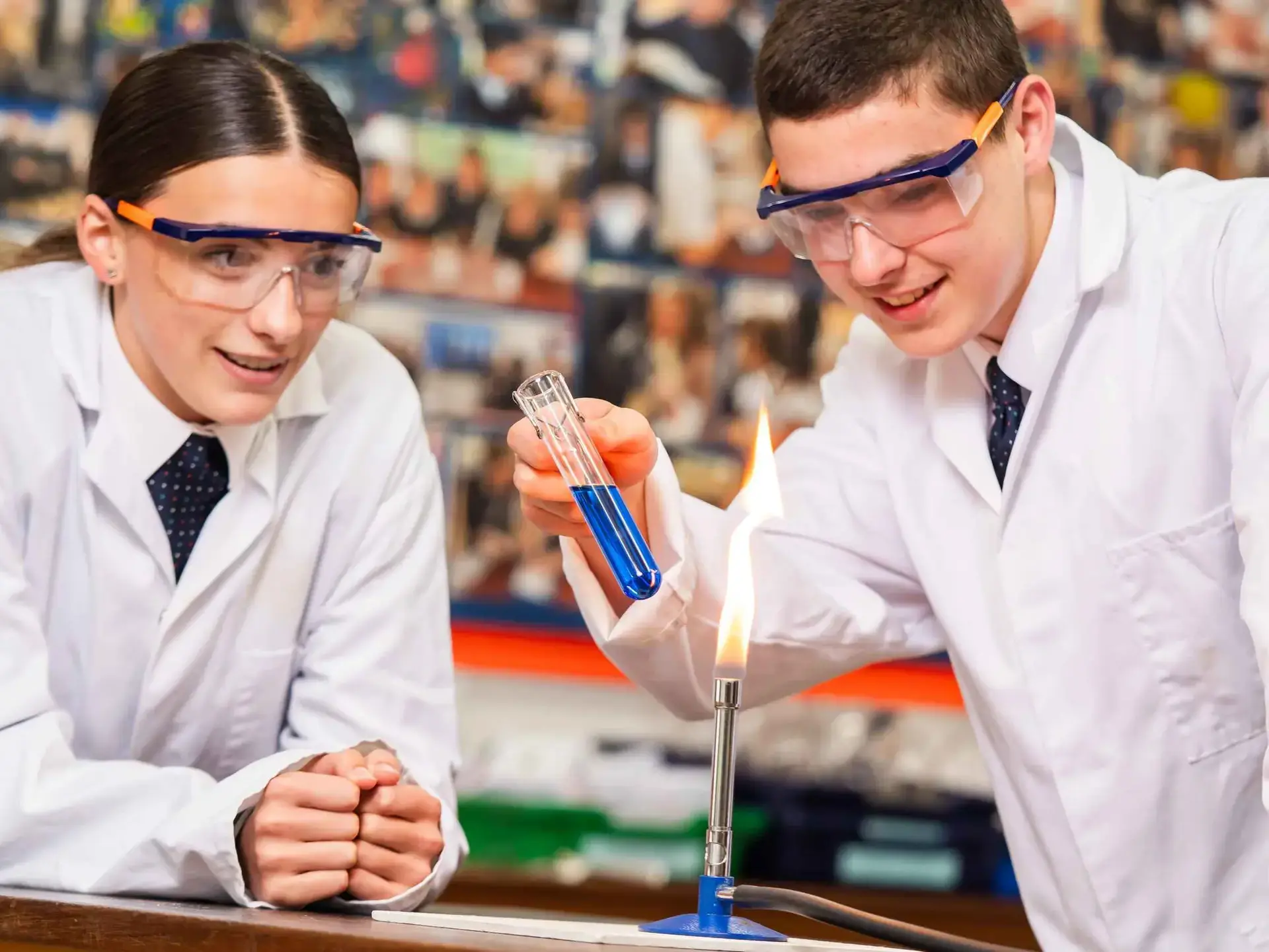 Students in Chemistry lesson