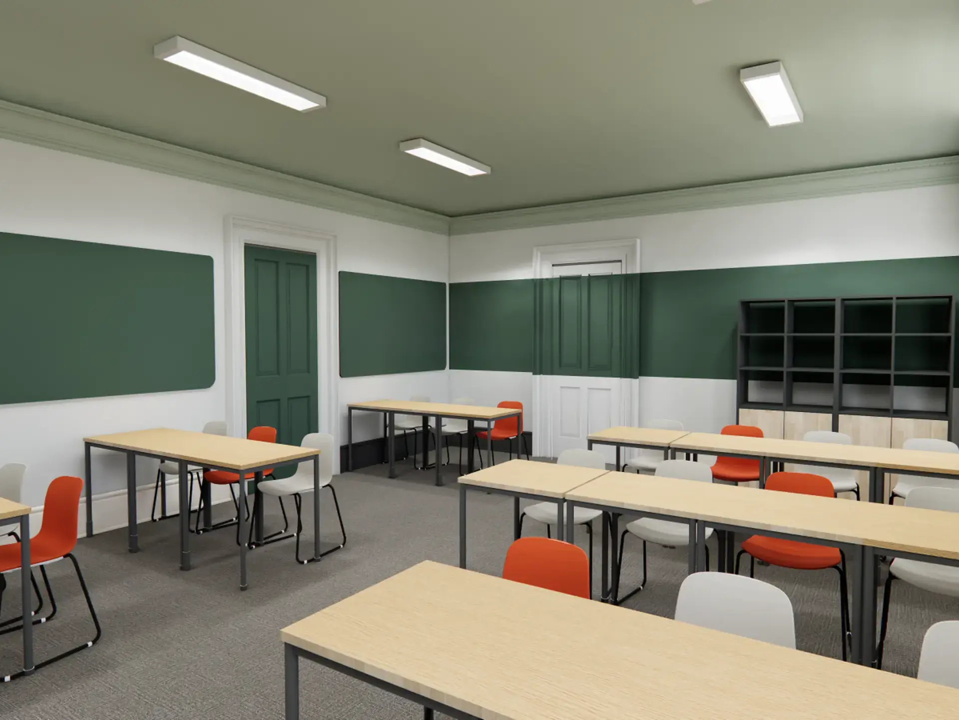 A senior classroom at Sherfield School