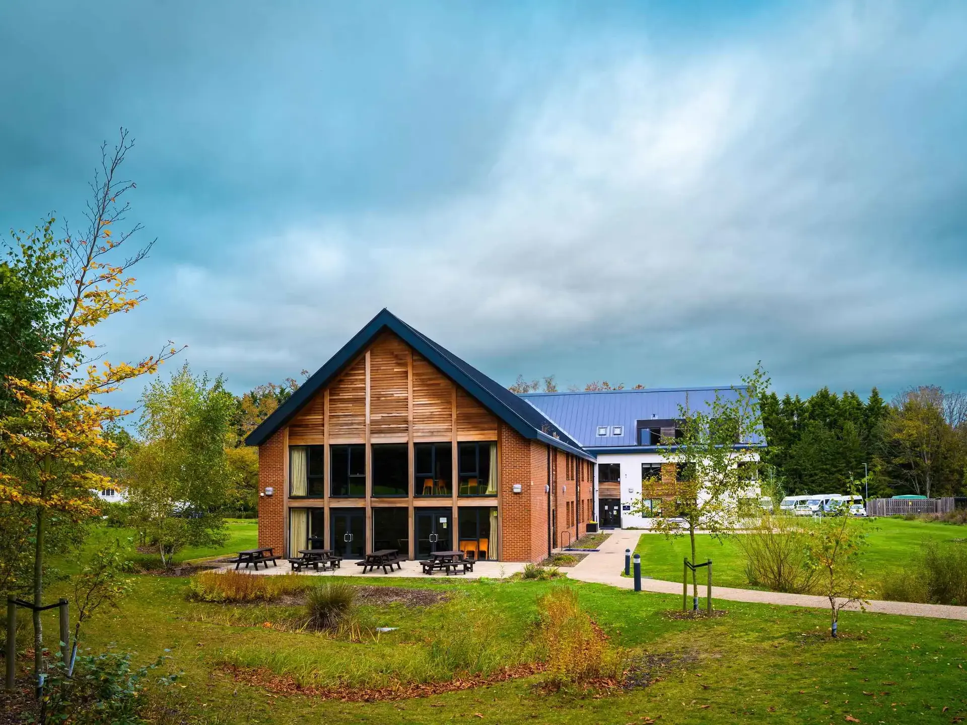 External shot of boarding house