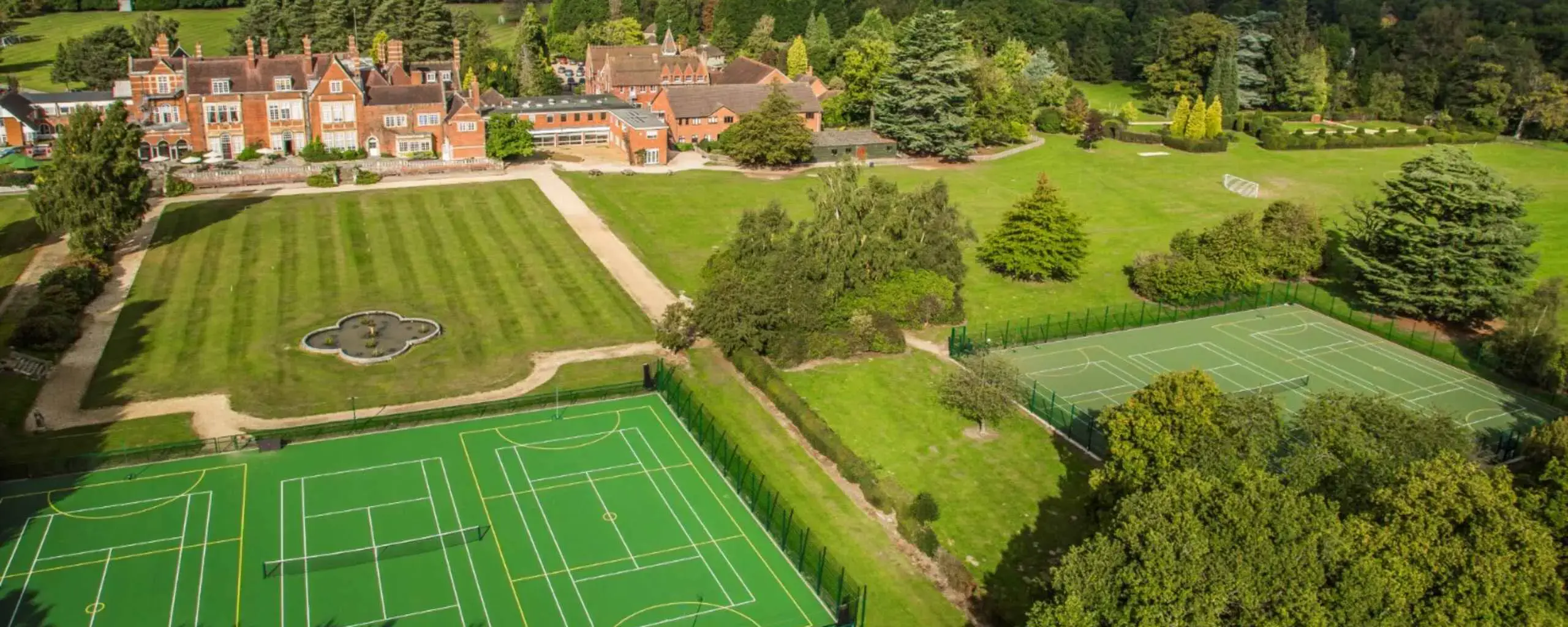 Aerial view of Sherfield School