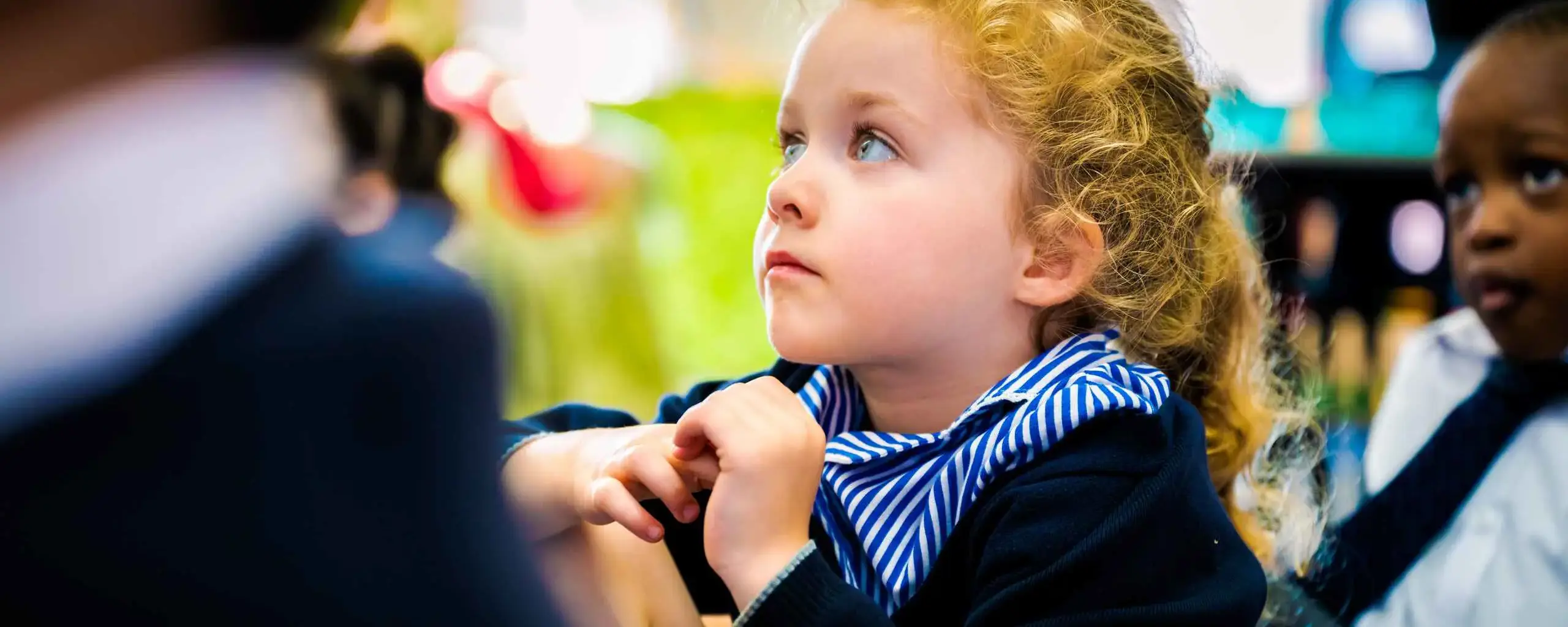 Student paying attention in lesson