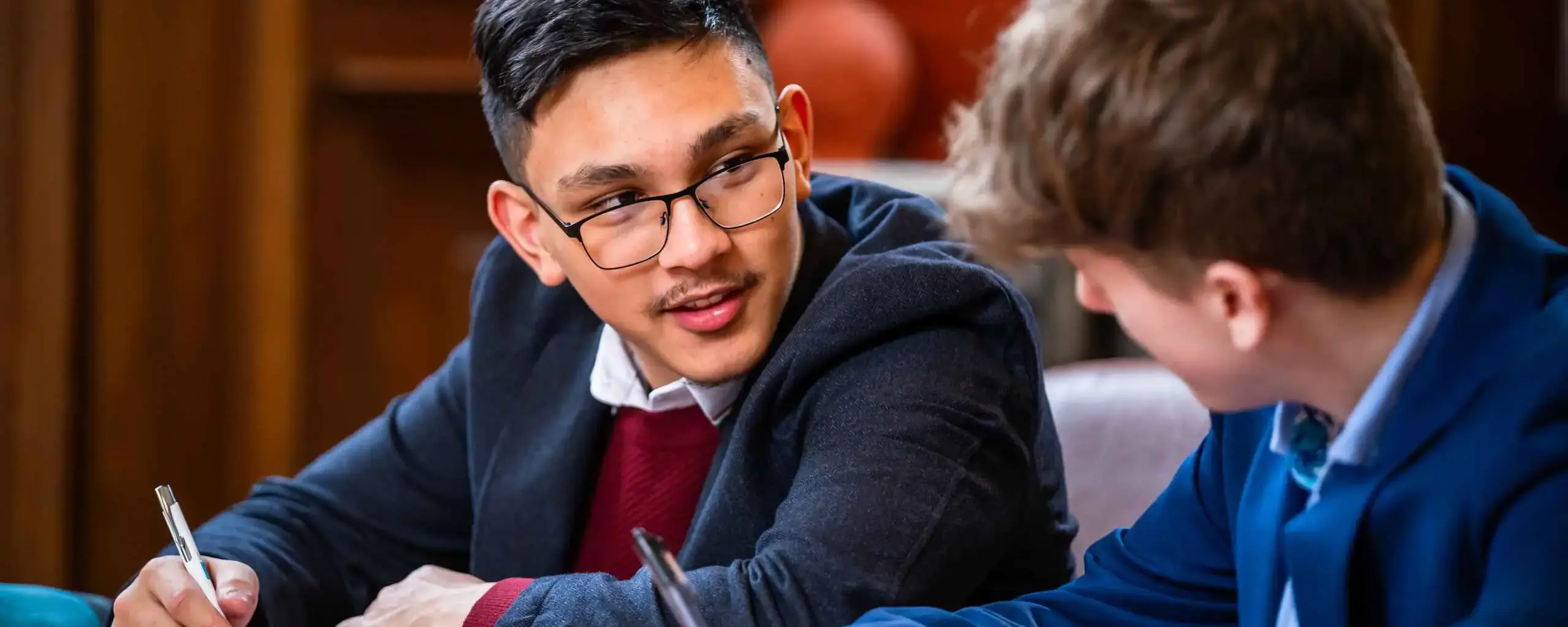 Sixth Form Students in a Lesson